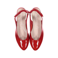 Papanatas Sangria Patent Leather Slingback Shoe