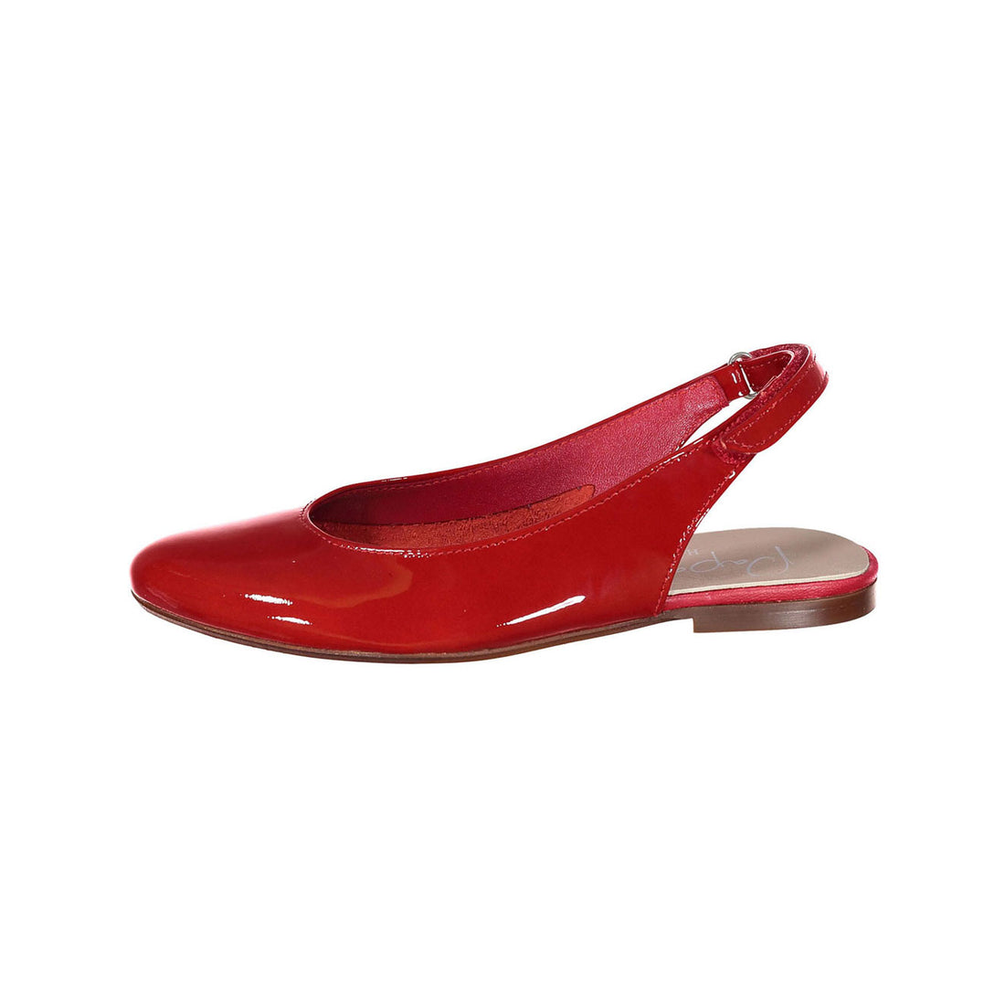 Papanatas Sangria Patent Leather Slingback Shoe