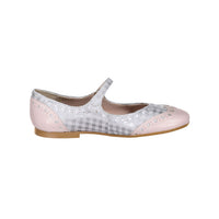 Papanatas White Gingham Wingtip Mary Janes