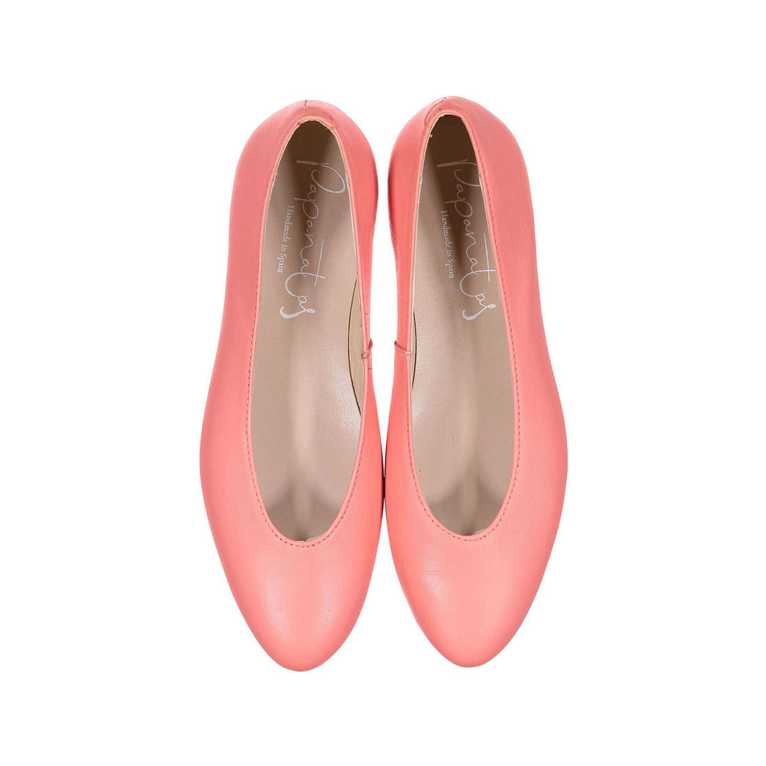 Papanatas Salmon Leather Flat