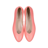 Papanatas Salmon Leather Flat