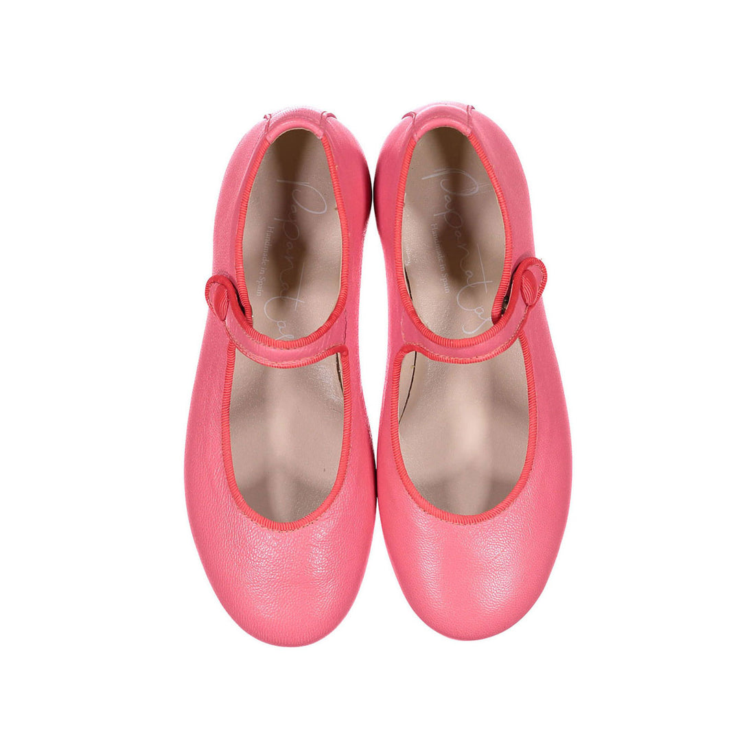 Papanatas Coral Leather Mary Jane