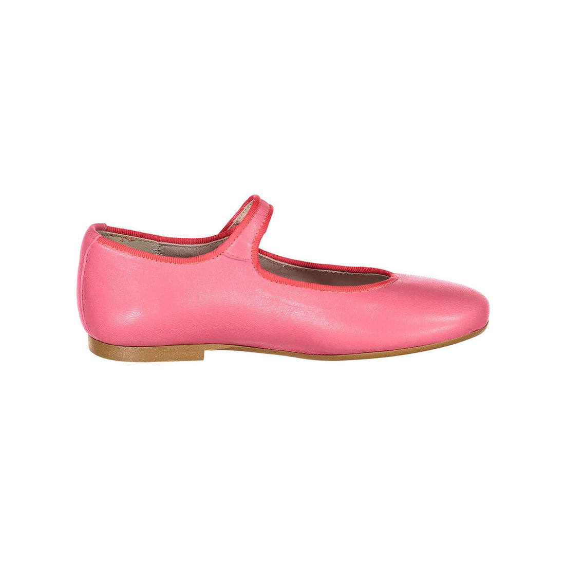 Papanatas Coral Leather Mary Jane