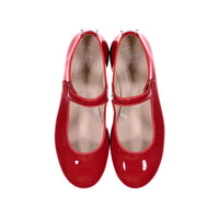 Papanatas Red Patent Leather Mary Janes