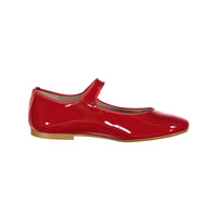 Papanatas Red Patent Leather Mary Janes