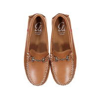 Papanatas Luggage Leather Chain Loafers