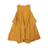 JNBY Beige Folded Sleeveless Dress