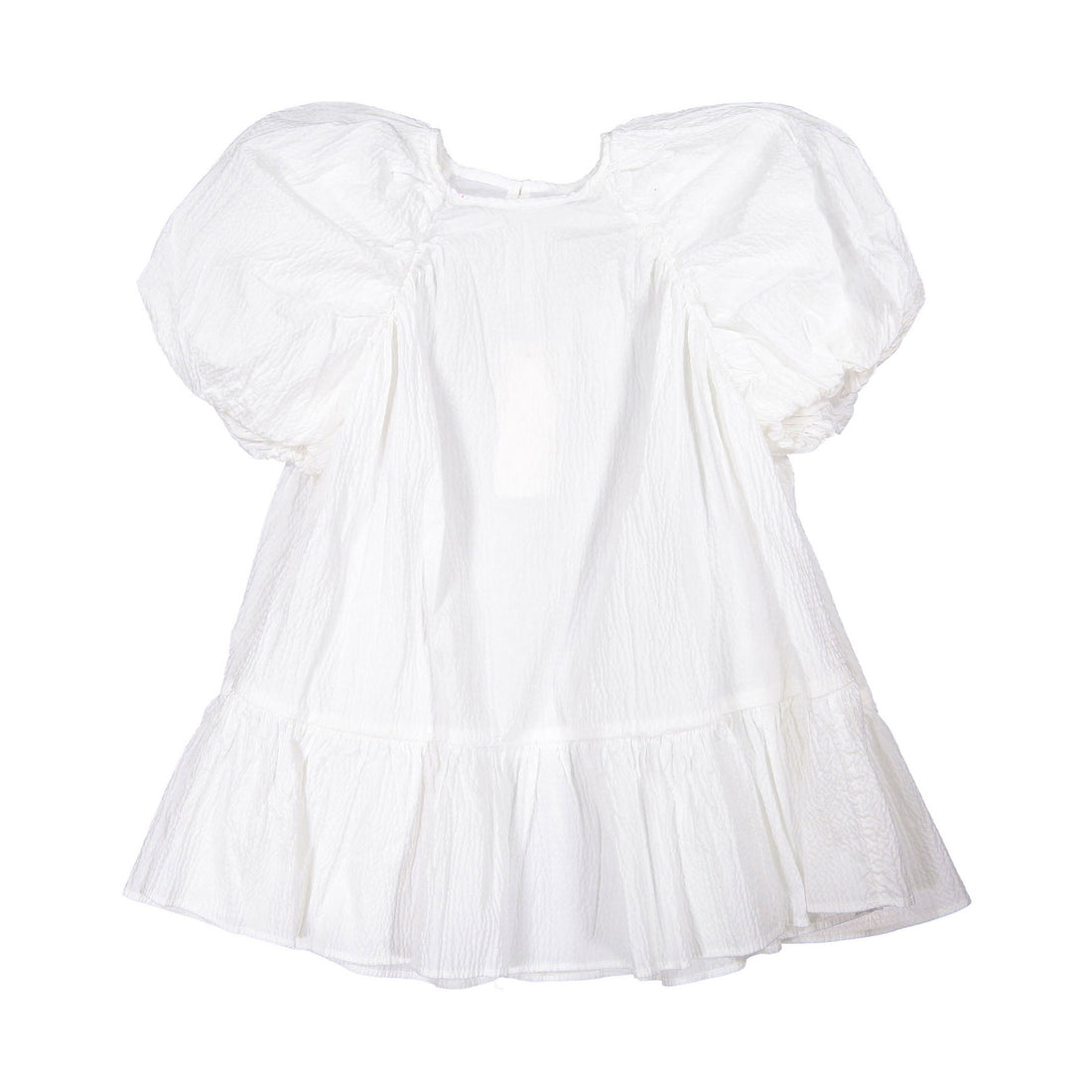 JNBY White Short Sleeve Oversized Dress