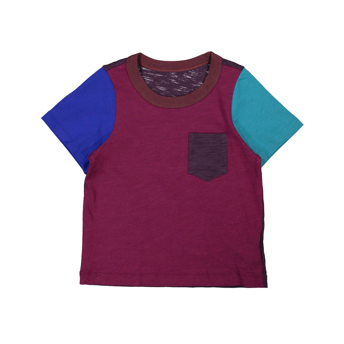 JNBY Burgundy Colorblock Tee