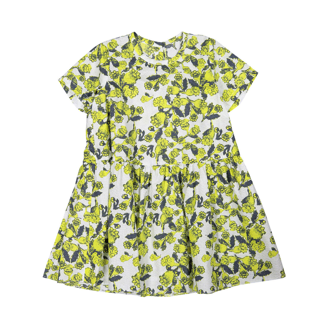 JNBY Light Green Floral Print Dress