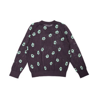 JNBY Black Floral Print Sweater