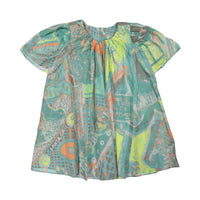 JNBY Light Blue Allover Print Dress