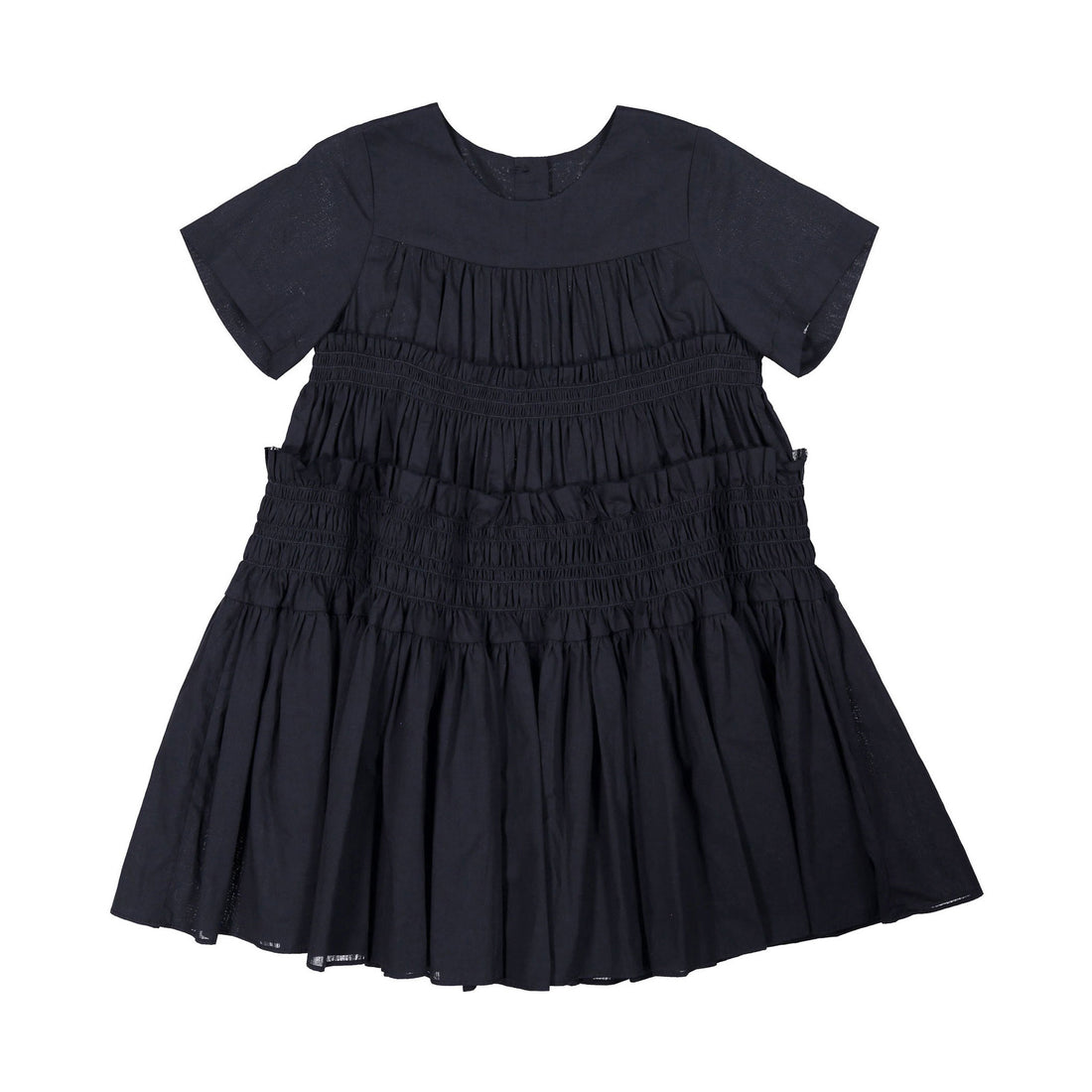 JNBY Navy Short Sleeve Stitched Dress