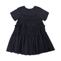 JNBY Navy Short Sleeve Stitched Dress