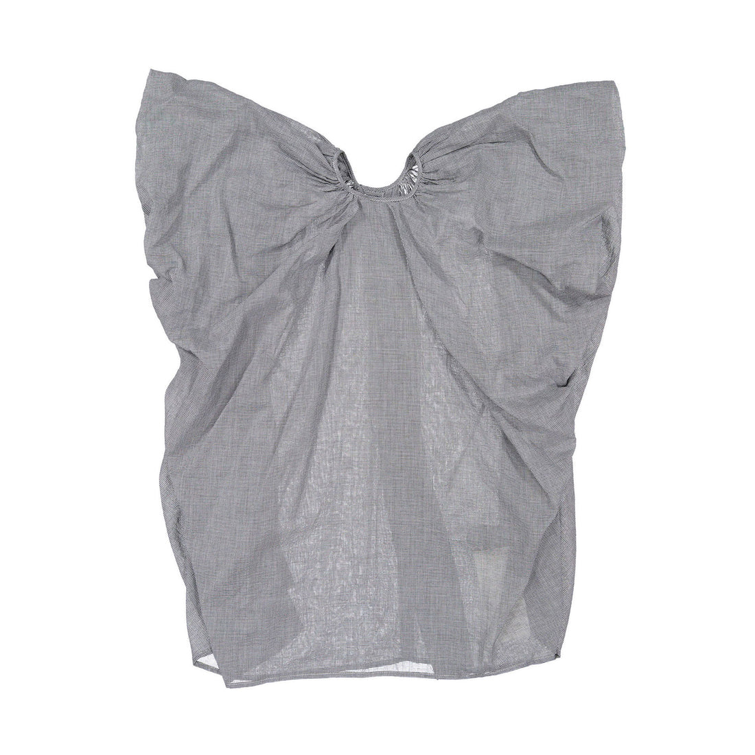 JNBY Grey Print Ruffle Sleeve Dress