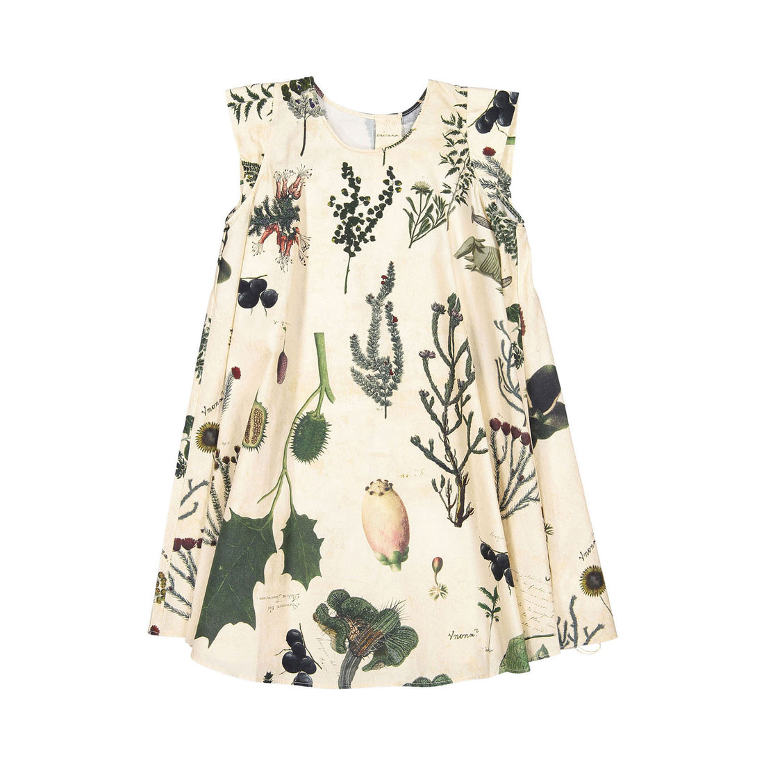 JNBY Off White Allover Print Sleeveless Dress