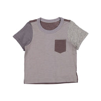 JNBY Grey Colorblock Tee