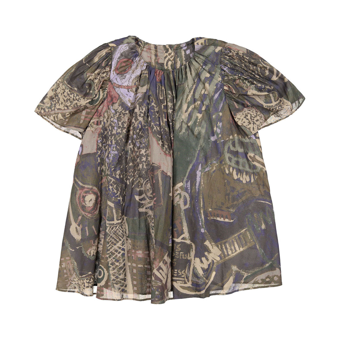 JNBY Black Allover Print Dress