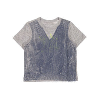 JNBY Navy Polka Dot Tee