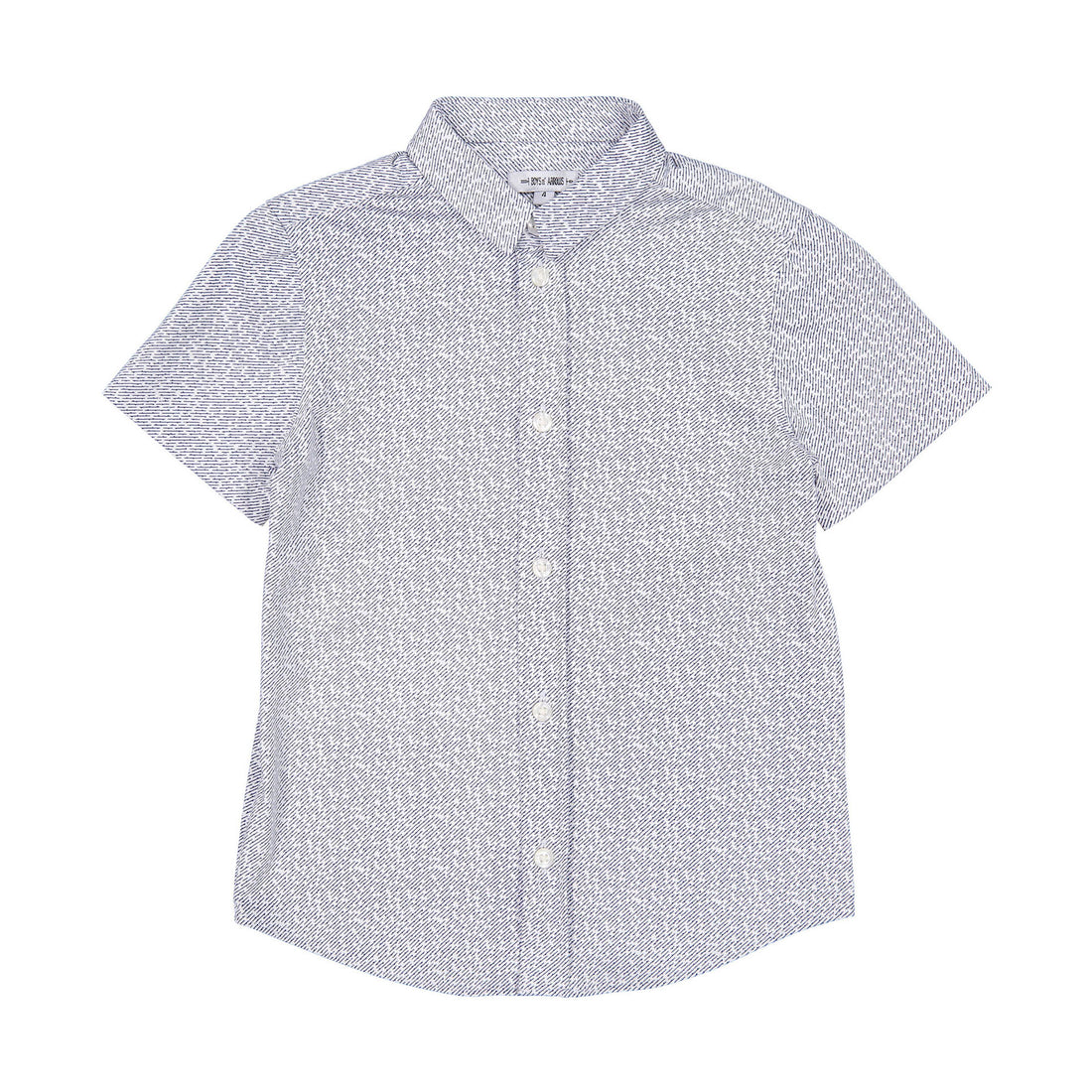 Boys and Arrows Navy Lines Short Sleeve Shirt