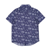 Boys and Arrows Navy Tropical Short Sleeve Shirt