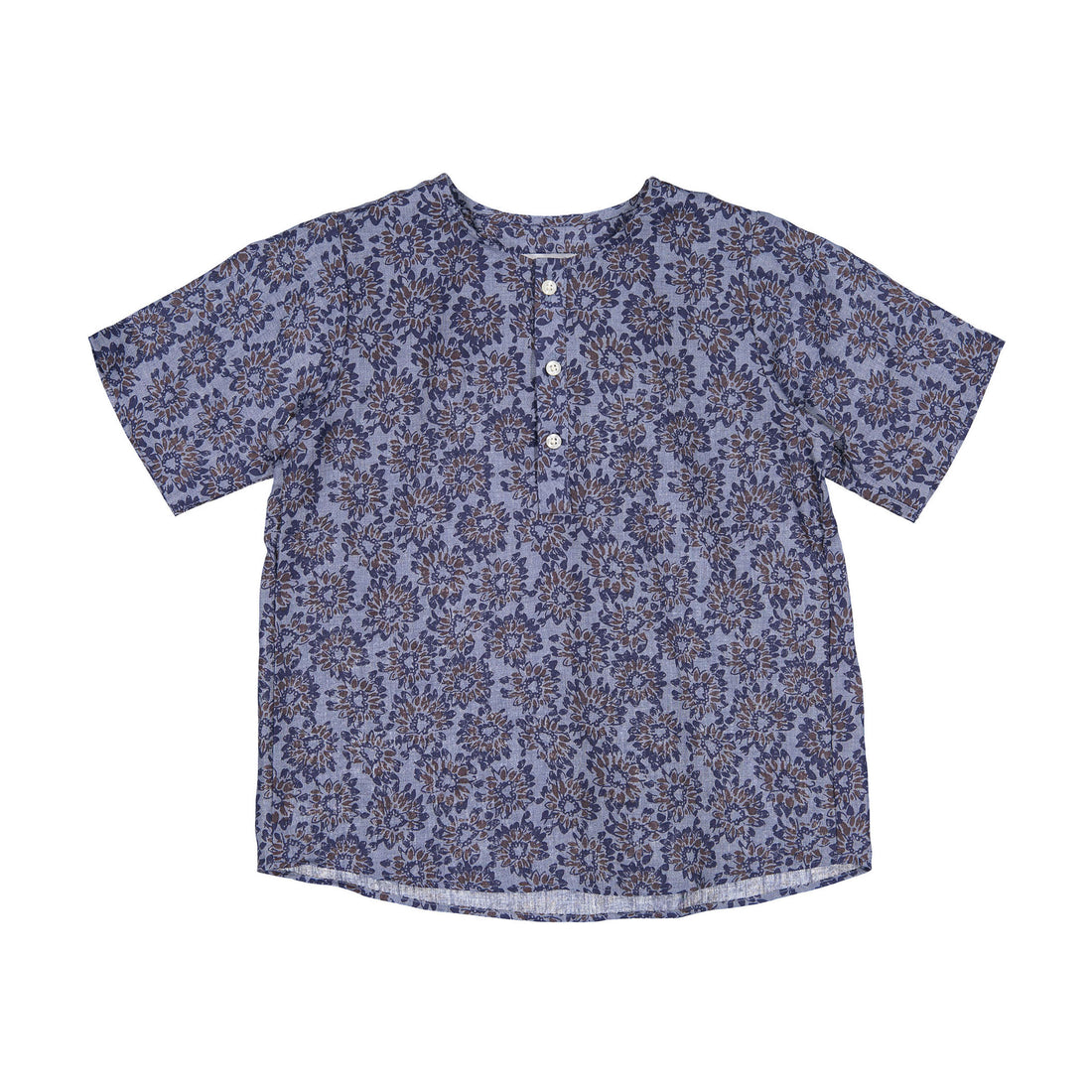 Boys and Arrows Slate Blue Flower Tunic