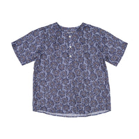 Boys and Arrows Slate Blue Flower Tunic