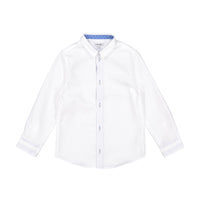 Boys and Arrows White Mini Tulips Long Sleeve Shirt