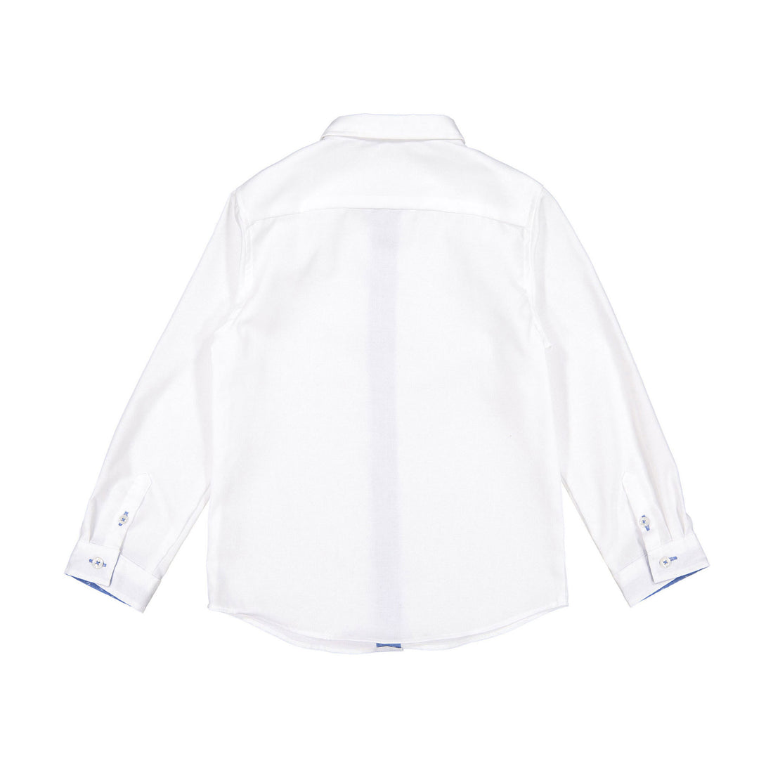 Boys and Arrows White Mini Tulips Long Sleeve Shirt