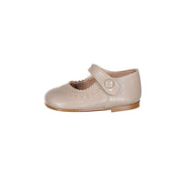 Papanatas Sand Leather Baby Mary Janes