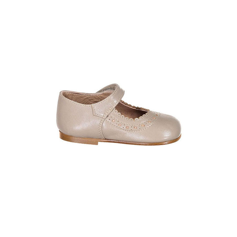 Papanatas Sand Leather Baby Mary Janes
