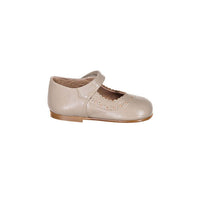 Papanatas Sand Leather Baby Mary Janes