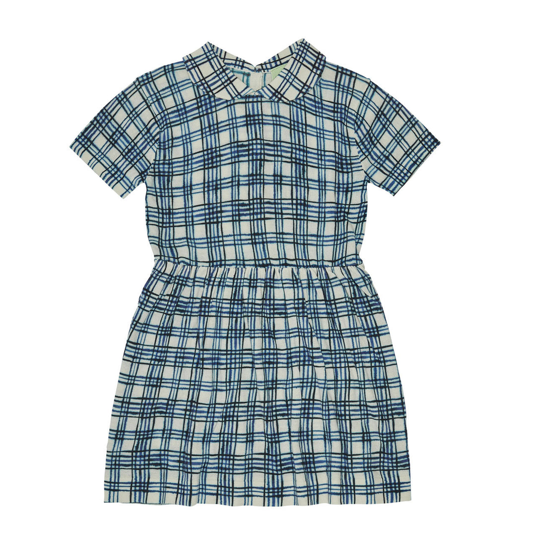 FUB Ecru/Cobolt Printed Dress