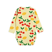 Mini Rodini Yellow Cherry Lemonade Long Sleeve Body