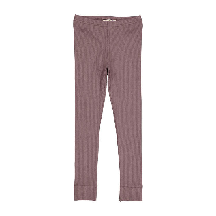 MarMar Copenhagen Plum Ribbed Leggings