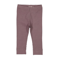 MarMar Copenhagen Plum Ribbed Leggings