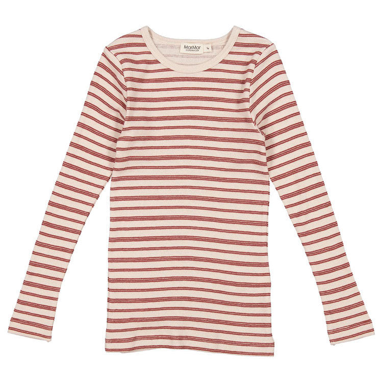 MarMar Copenhagen Light Wine Stripe Tani Long Sleeve Shirt