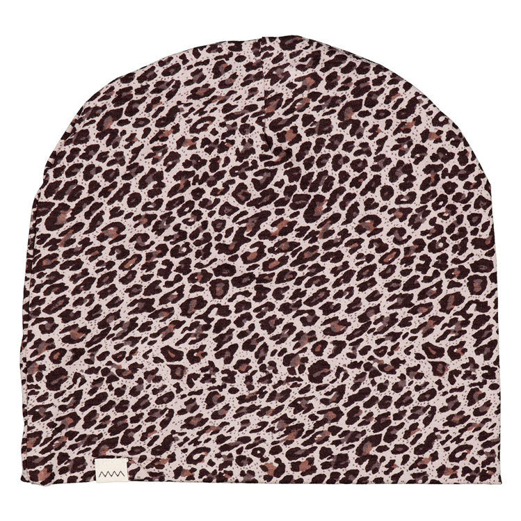 MarMar Copenhagen Airy Purple Leopard Beanie