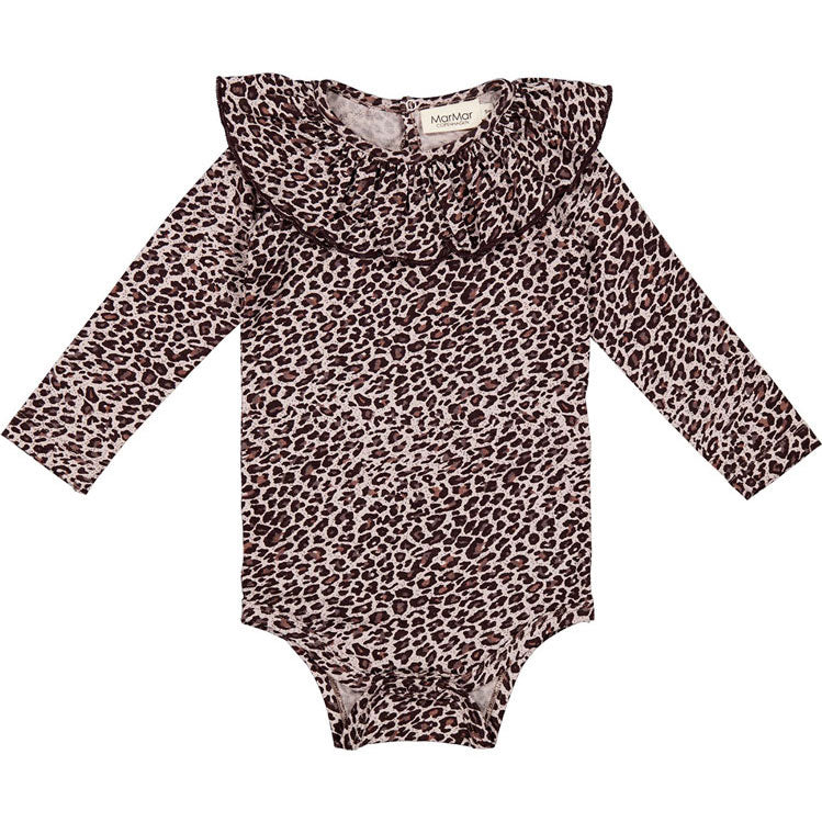 MarMar Copenhagen Airy Purple Leopard Berta Bodysuit