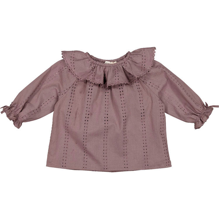 MarMar Copenhagen Plum Tia Baby Blouse