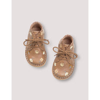 Petit Nord Latte Uniqua Flower Scallop Boot