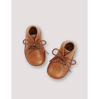 Petit Nord Cognac Wildflower Scallop Boot