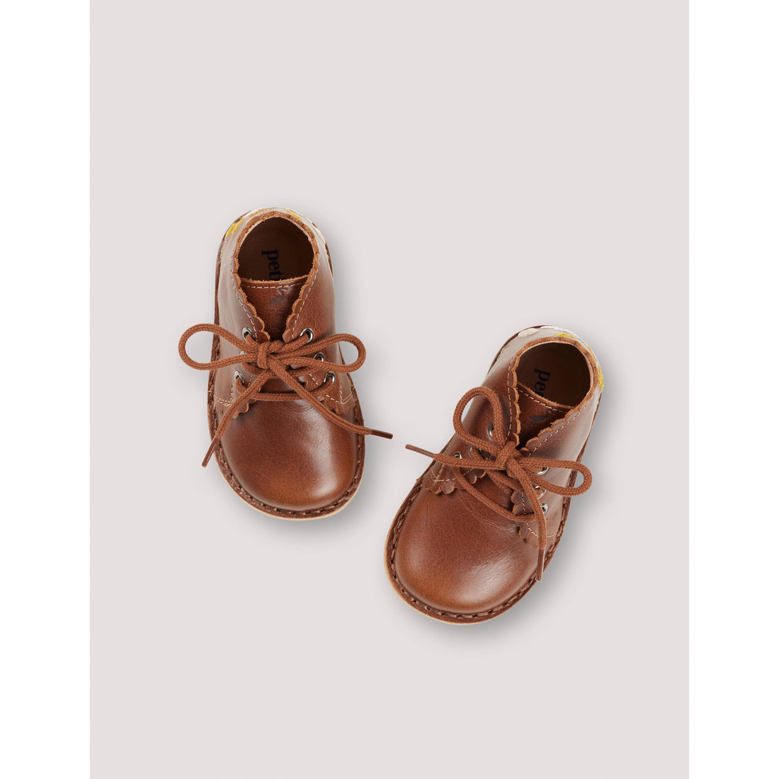 Petit Nord Hazelnut Wildflower Scallop Boot