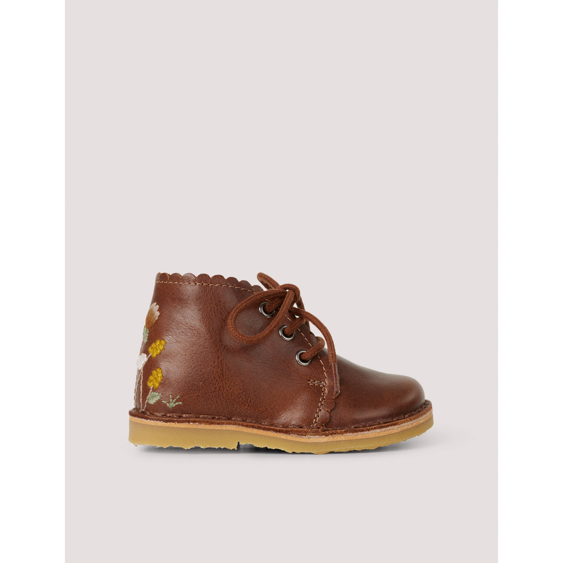 Petit Nord Hazelnut Wildflower Scallop Boot