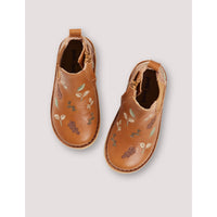 Petit Nord Cognac Autumn Leaves Ankle Boot