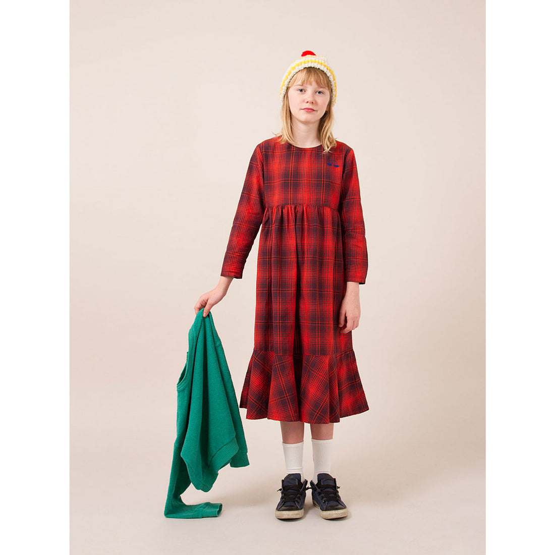 Bobo Choses Rainbow Flounce Dress