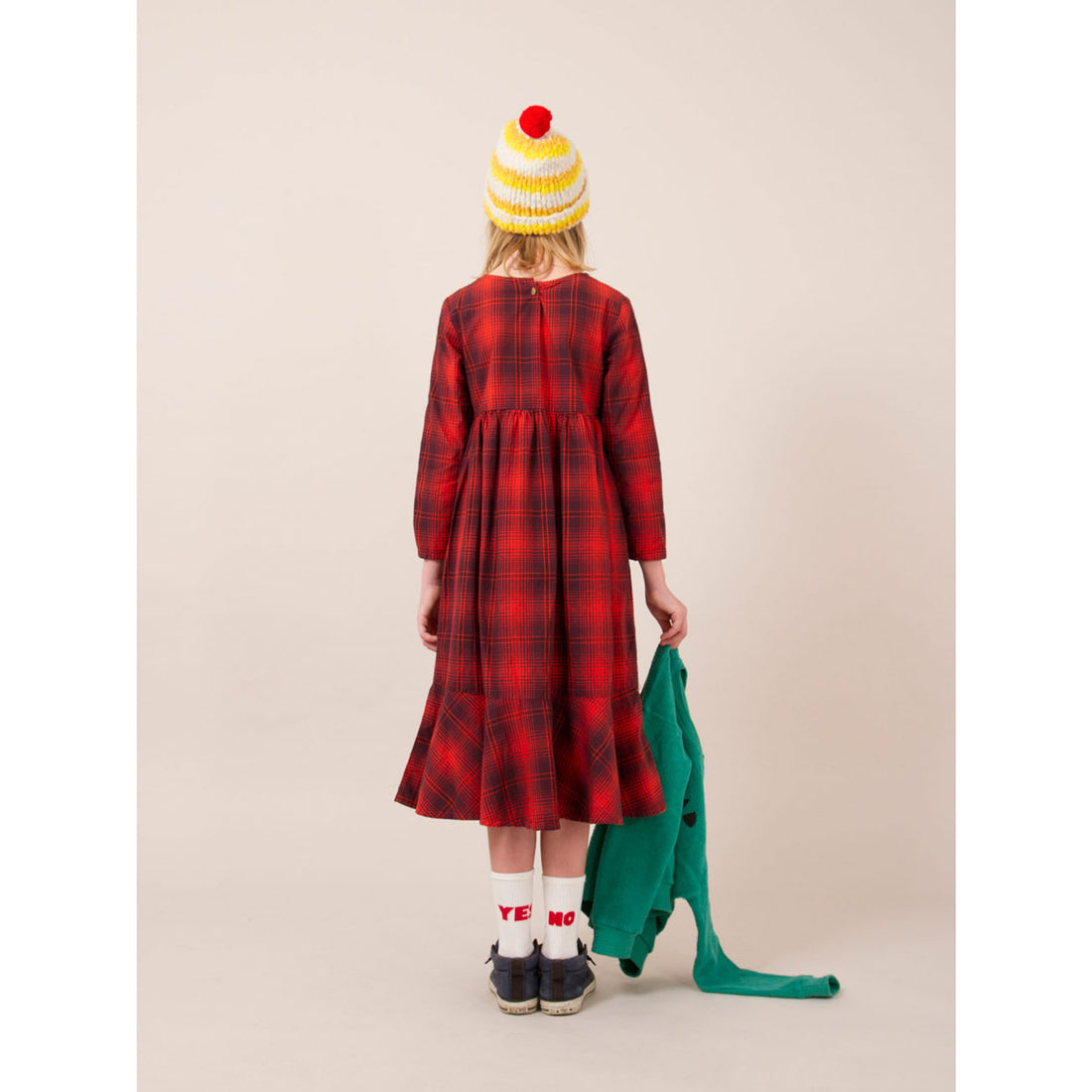 Bobo Choses Rainbow Flounce Dress