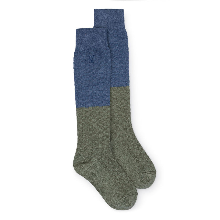 Bobo Choses Blue and Green Long Socks
