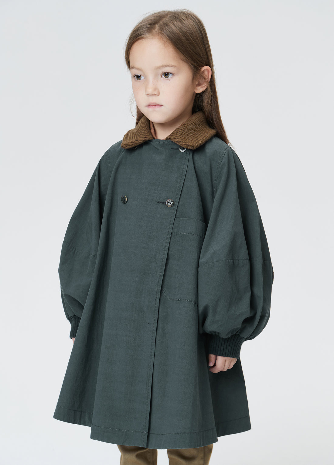 JNBY Navy Collar Trenchcoat