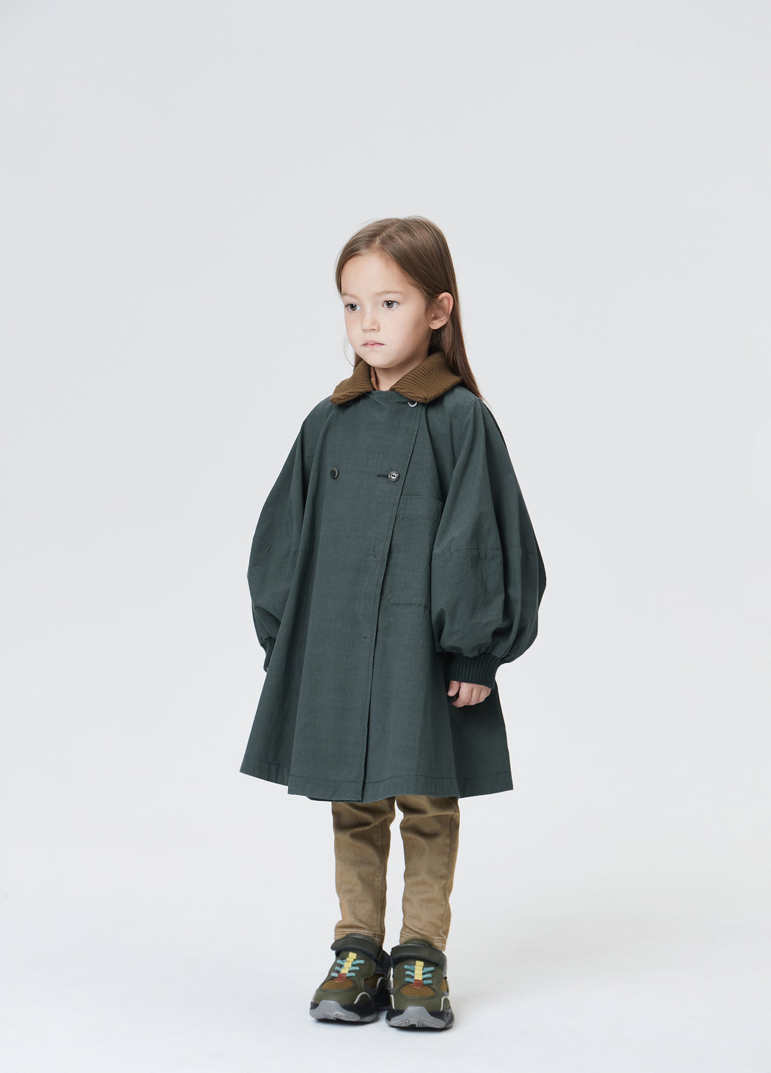 JNBY Navy Collar Trenchcoat